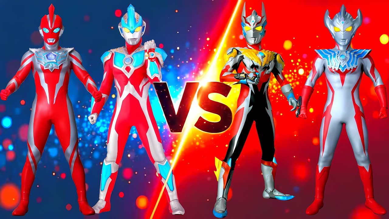 ウルトラマン GINGGA S VS ULTRAMAN OMEGA VS ULTRAMAN TAIGA VS ウルトラマン REIGA #ウルトラマン #怪獣 #ultraman #kaiju 