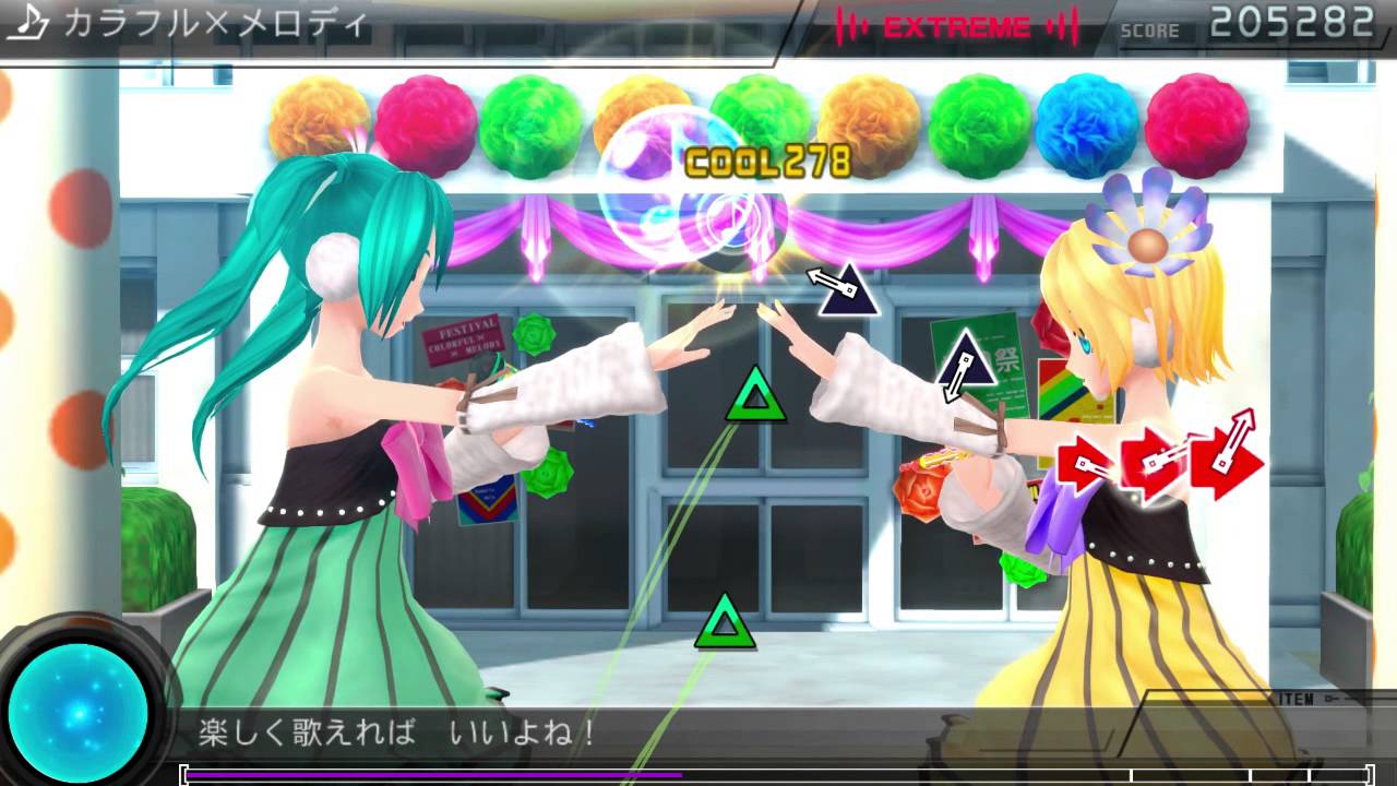 Project Diva F 2nd (PS3) - カラフル&times;メロディ (Colorful&times;Melody) - Extreme Perfect (720p)