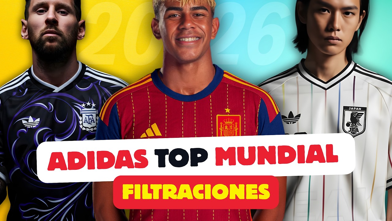 Nuevas Camisetas ADIDAS del Mundial 2026 🤩 Argentina, M&eacute;xico, Espa&ntilde;a y M&aacute;s