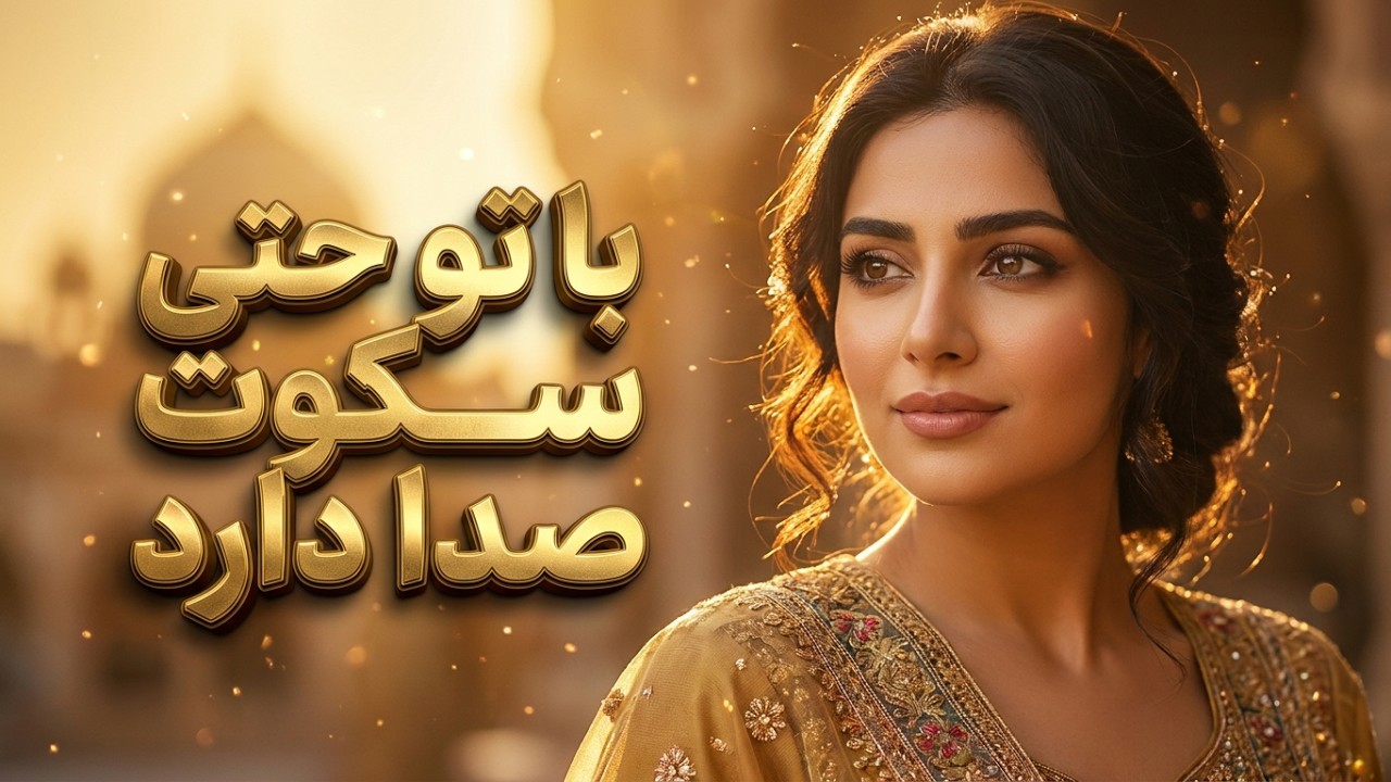 آهنک _با تو حتی سکوت صدا دارد…