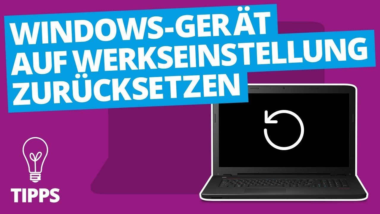 Windows-Ger&auml;t auf Werkseinstellungen zur&uuml;cksetzen | MEDION Tipps