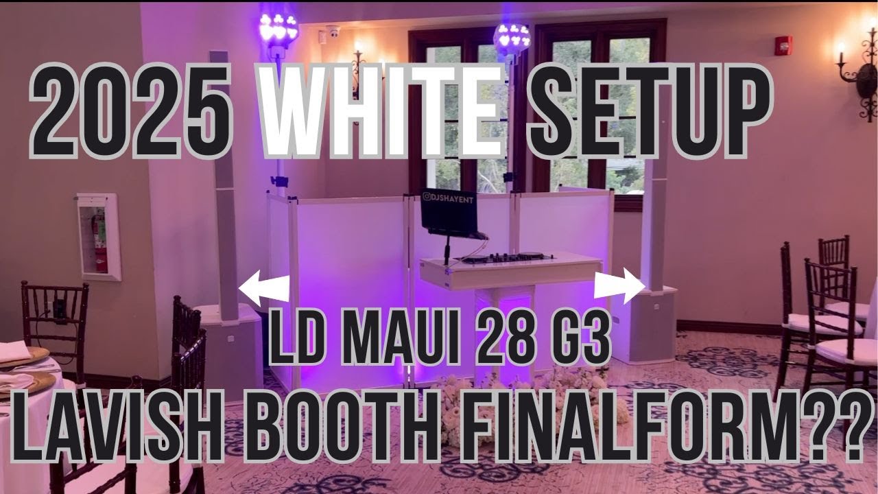 Another New Podium Style All White Setup?? The Lavish Booth Final Form??