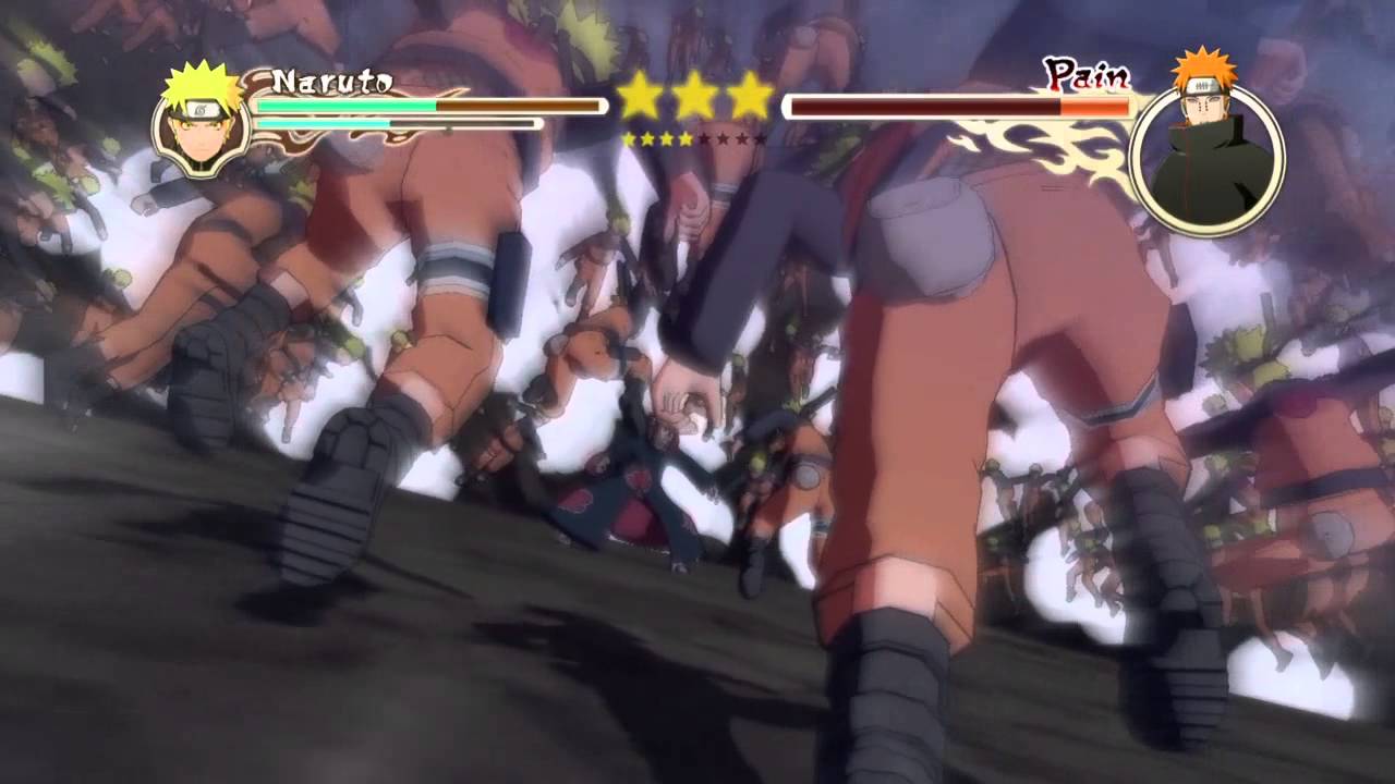Naruto Storm 2 Ending : Pain Fights + Cutscenes + Credits in HD