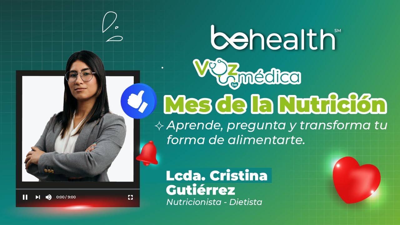 📣 ¿Sabes si te estás alimentando bien? En Voz Médica una experta responde tus preguntas #ENVIVO