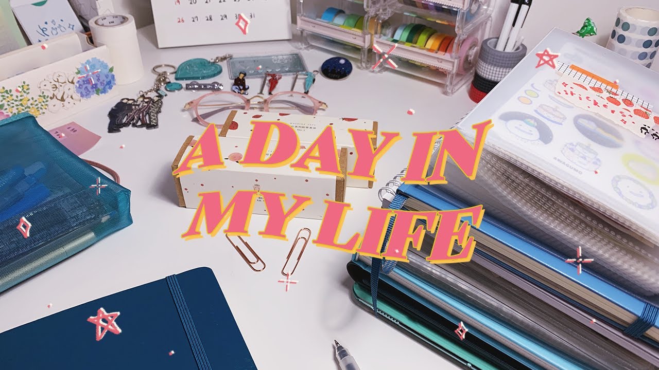 ☕️ a (peaceful) day in my life // sticker organisation, journal with me + SHINee 2020 diary set up
