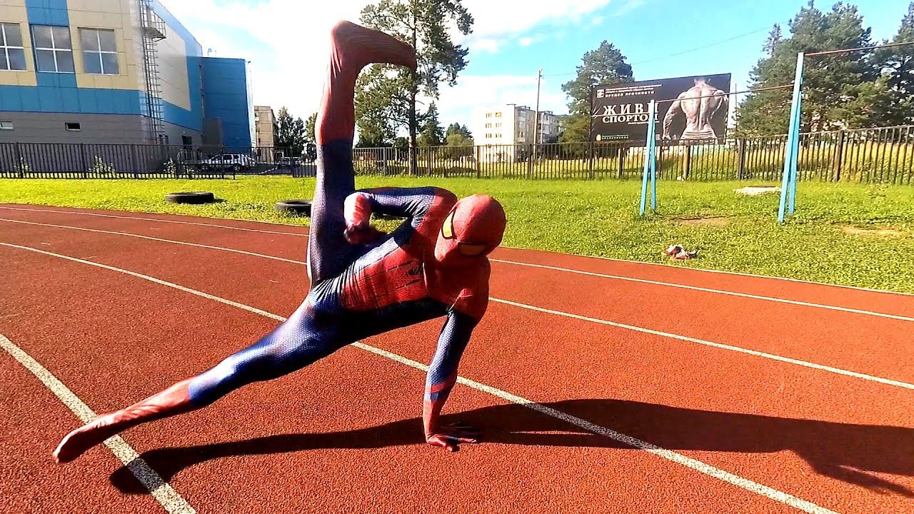Spider-Man Parkour, BreakDance, Tricking & Street Workout in real Life