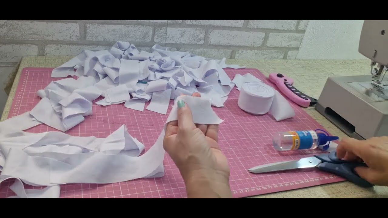 ✅️INCRÍVEL IDEIA PRA FAZER COM OS RETALHOS BRANCOS( TIE  DYE)