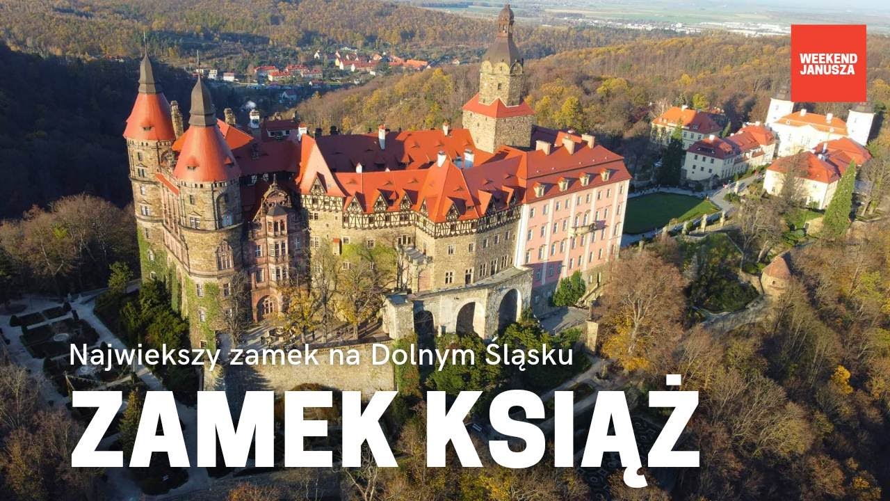 ZAMEK KSIĄŻ z lotu ptaka | Największy zamek na dolnym śląsku | #WEEKENDJANUSZA