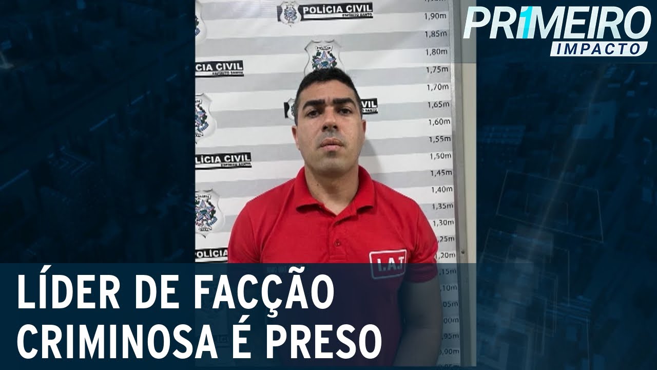 ES: líder de facção é preso em estacionamento de shopping | Primeiro Impacto (04/11/22)