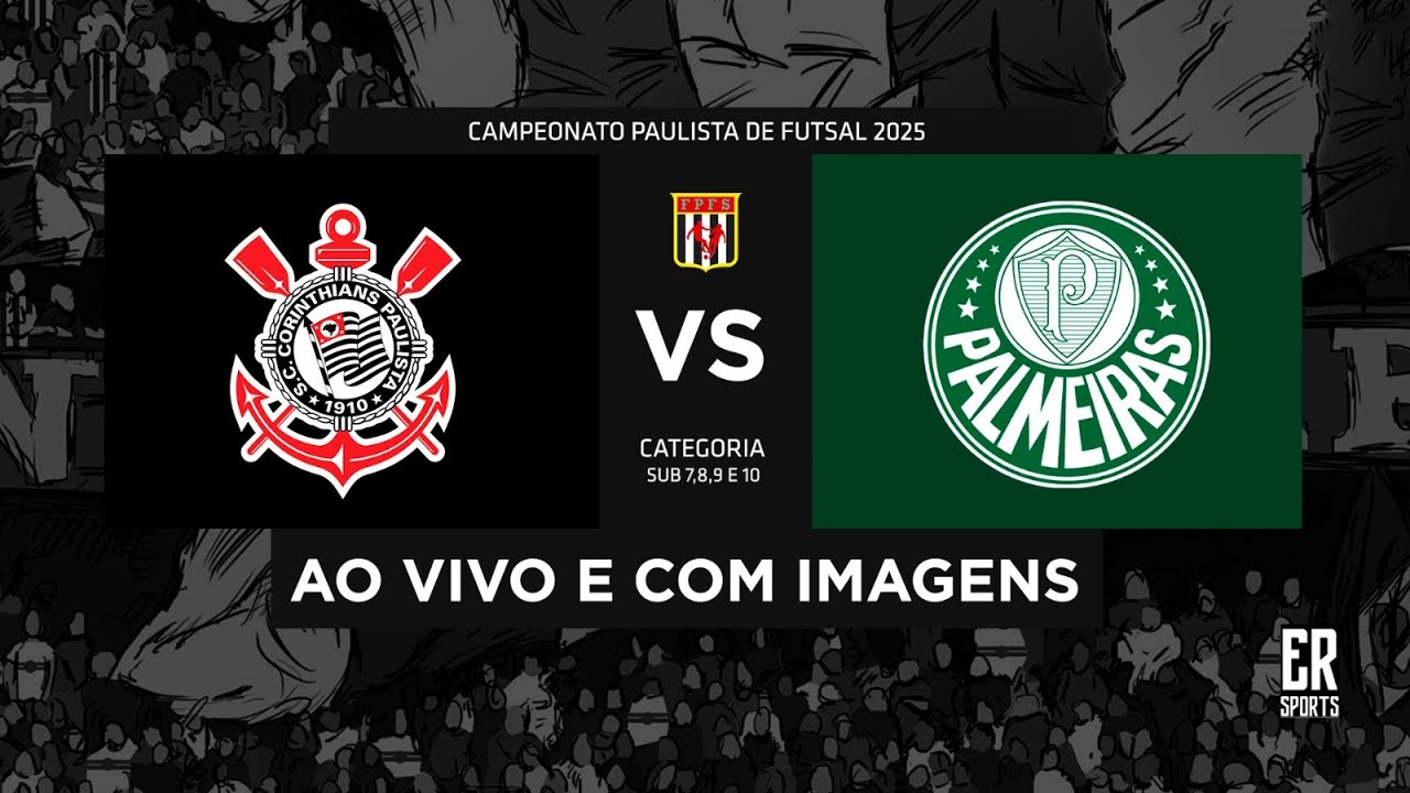 Corinthians x Palmeiras - SUB 7 | 15/06/2025 | AO VIVO | Campeonato Paulista A1