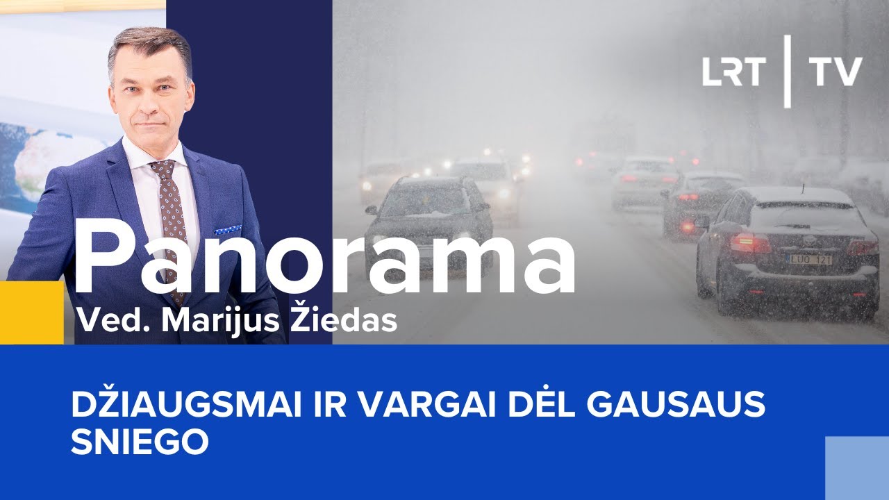 Džiaugsmai ir vargai dėl gausaus sniego | Panorama | 2026-01-02
