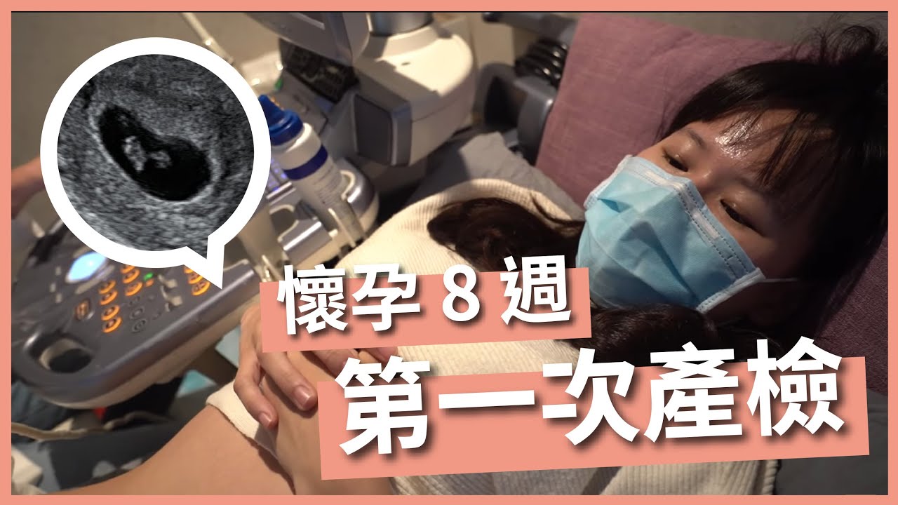 一起來參加寶寶性別派對！懷孕八週第一次聽到寶寶心跳聲｜第一次產檢心得｜豬豬隊友 Scott & Wendy