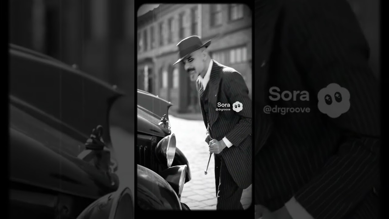 Ai DR Groove in a 1920s film 