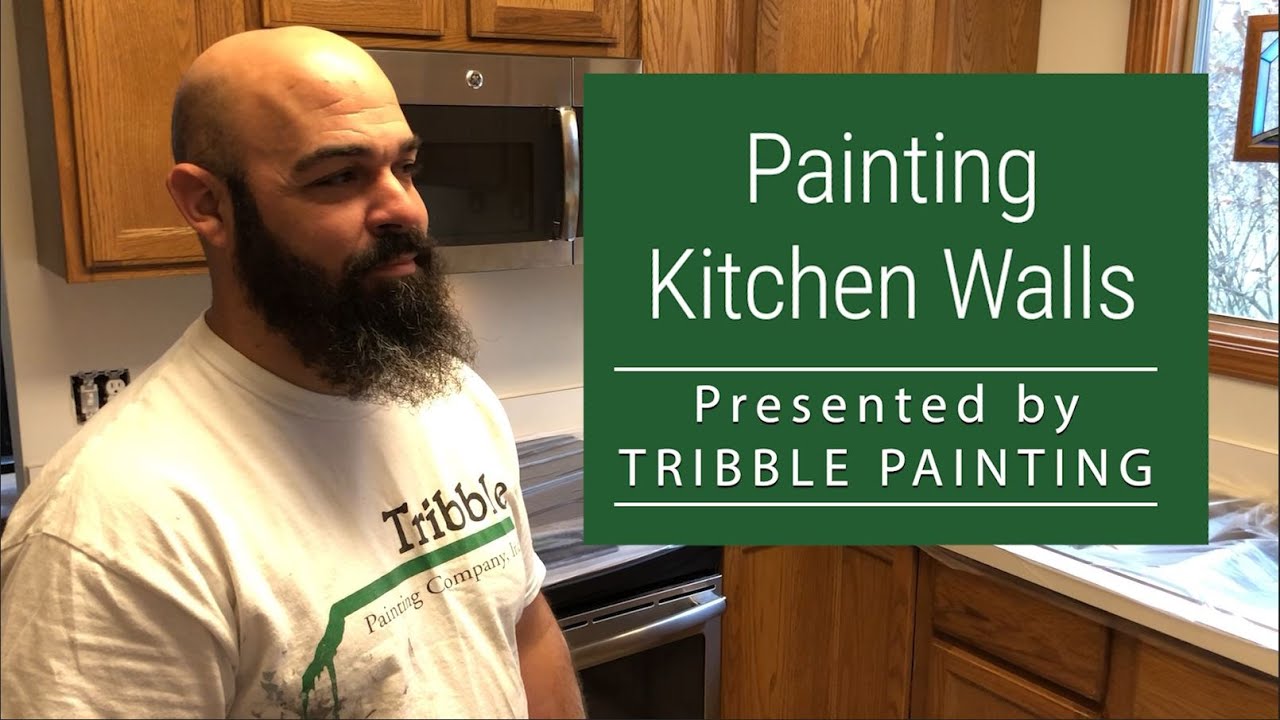 Painting Kitchen Walls - From Flat to Eggshell Paint