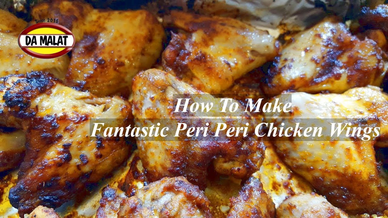 Peri Peri Chicken Wings | BBQ Wings | Original Nando Style Piri Piri Chicken Recipe |