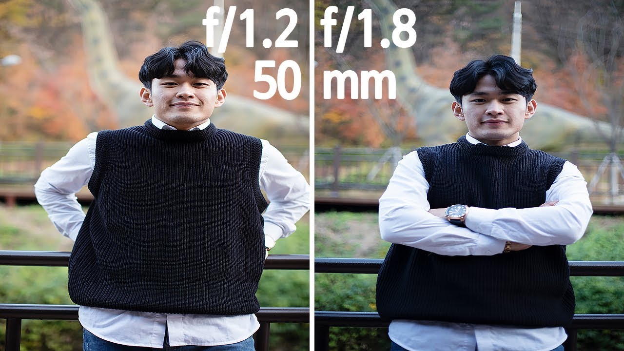 캐논 50mm f1.8 vs 50mm f1.2 (신쩜팔, 오이만두 비교) 얼마나 차이가 나길래?