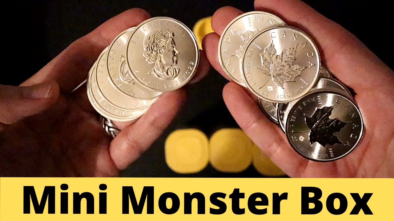 Unboxing A Mini Monster Box Maple Leaf Silver Bullion