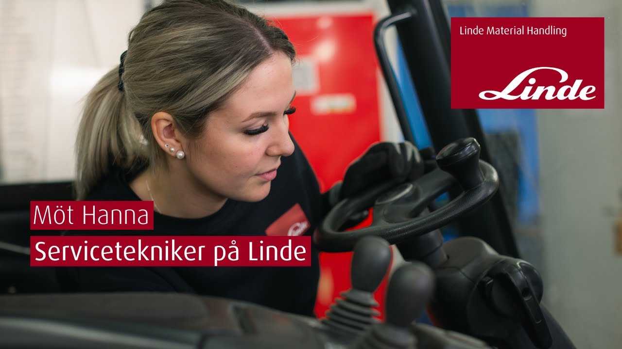 Möt Lindes servicetekniker Hanna
