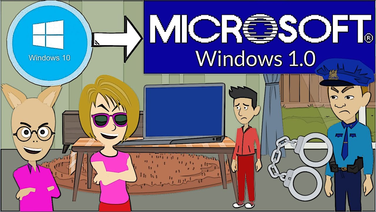 Orthur and Karen Downgrade Antonio Lombardo's Laptop to Windows 1.0 / Arrested