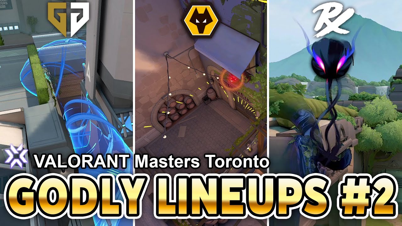 Godly lineups & Setups used by pros in VALORANT Masters Toronto Part 2【 VALORANT 】