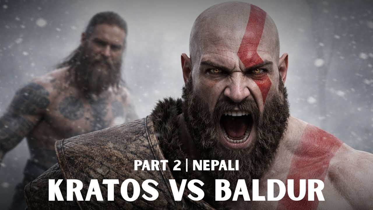 God of War 2018 Gameplay Part 2 (Nepali Commentary) | Kratos vs Baldur Fight | Full Story