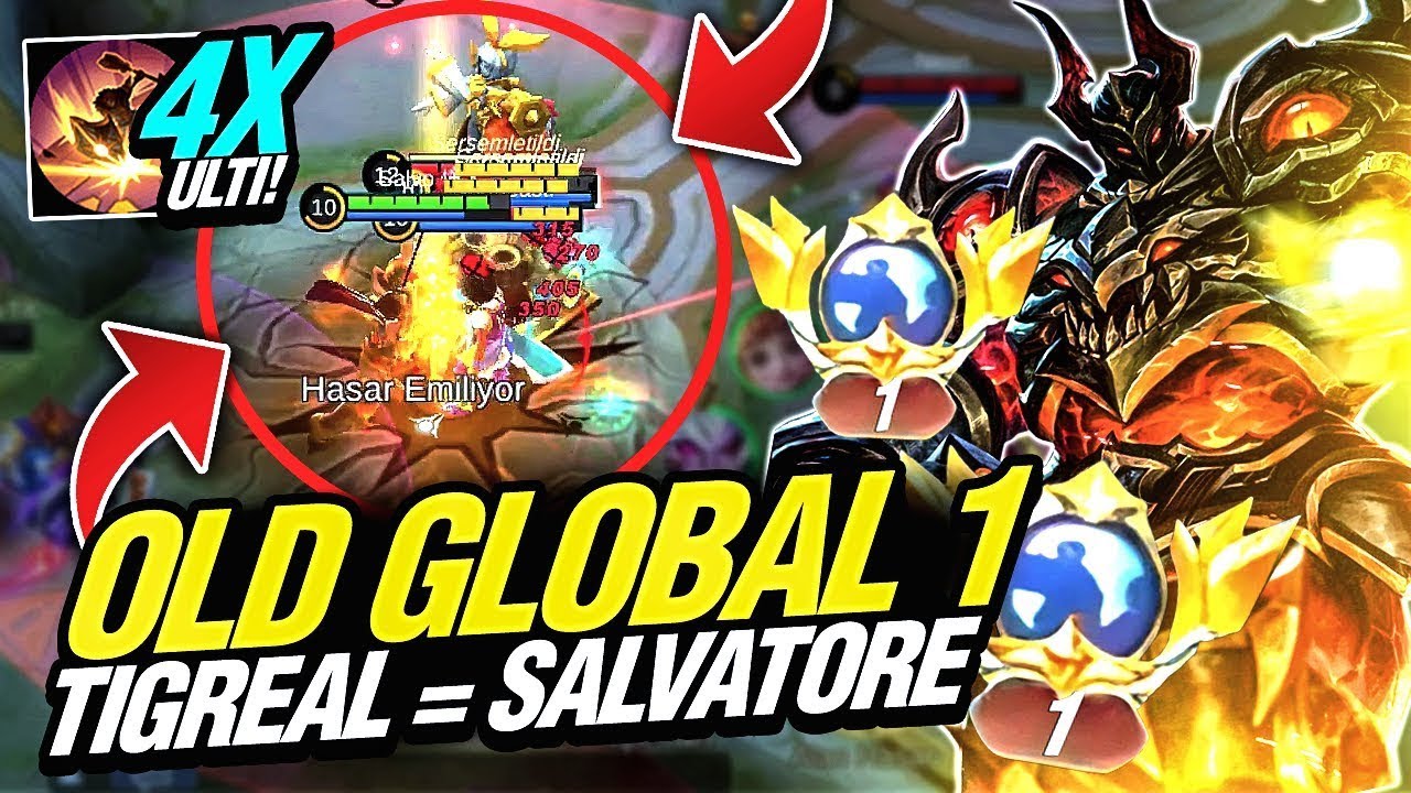 🔥 OLD GLOBAL 1 TİGREAL = SALVATORE 1VS9 ATMAYA ÇALIŞIYOR !! | BU DÜMBÜKLER TAŞINMAZ | SALVATORE MLBB