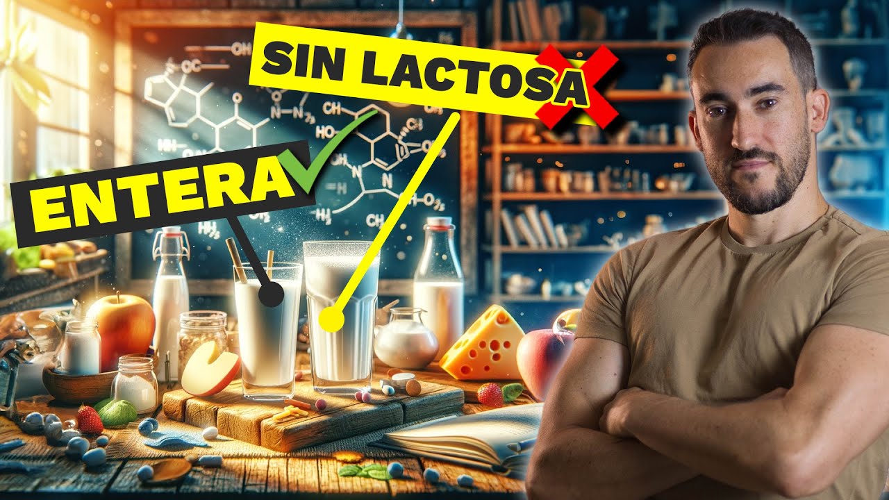 Leche SIN LACTOSA VS Leche ENTERA ¿Cuál es mejor?