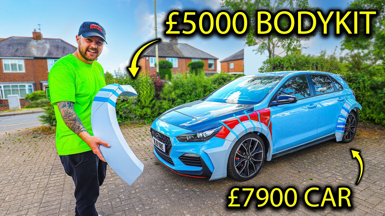 INSTALLING A WIDEBODY KIT ON MY SALVAGE HYUNDAI I30N