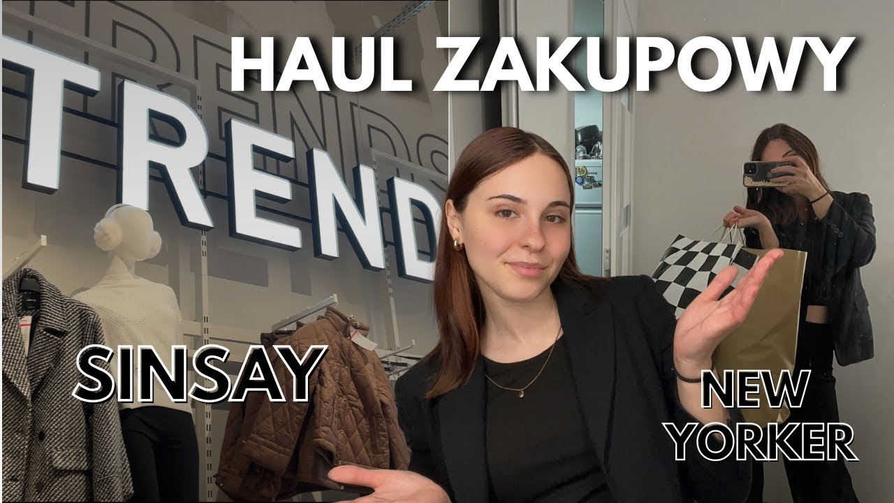 HAUL ZAKUPOWY | NEW YORKER i SINSAY | VLOG #2