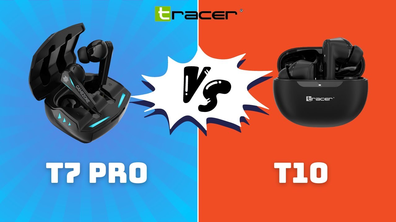 TRACER SŁUCHAWKI BEZPRZEWODOWE T7 PRO VS T10