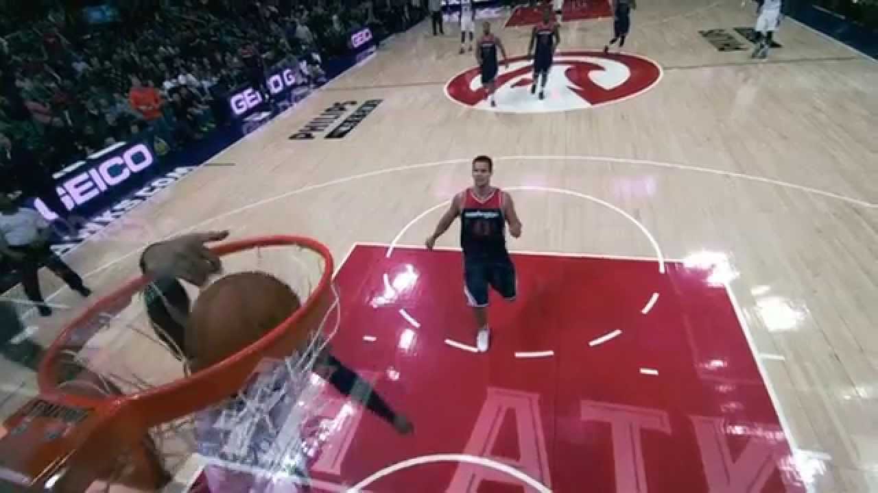 Mike Scott Posterizes Bradley Beal with Nasty Jam