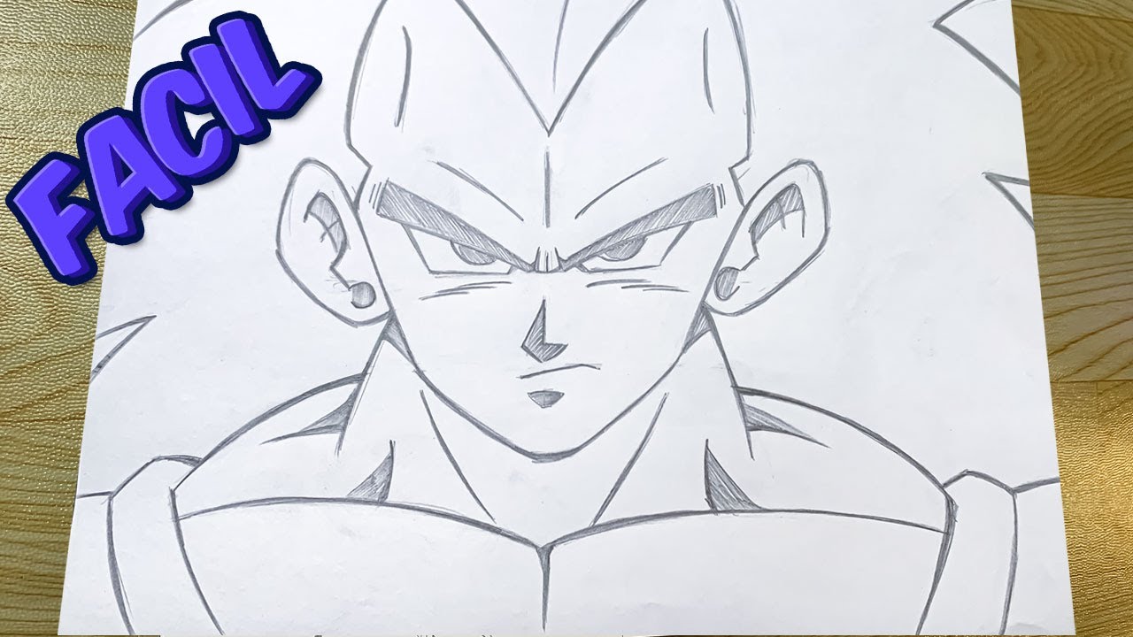 Cómo Dibujar a Raditz Paso a Paso para Principiantes - Dragon Ball Tutorial