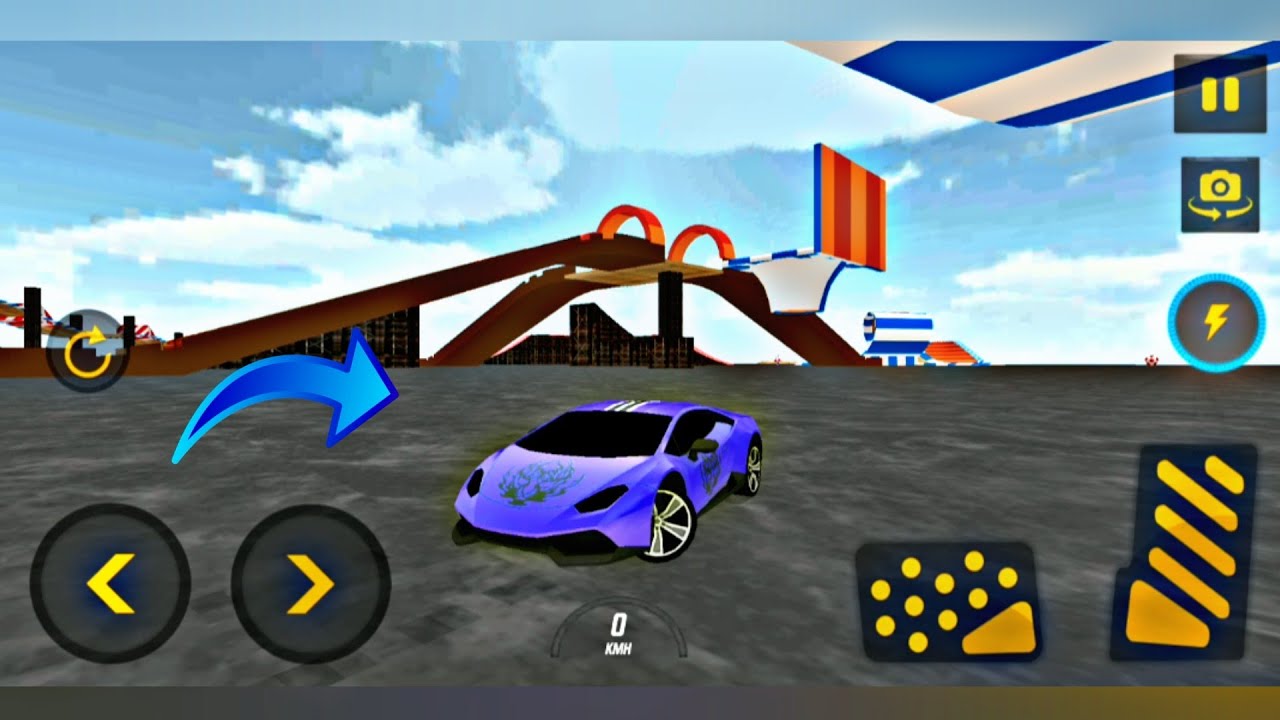 Impossible car stunt game |  Gameplay | Android games #stuntgames #cargames