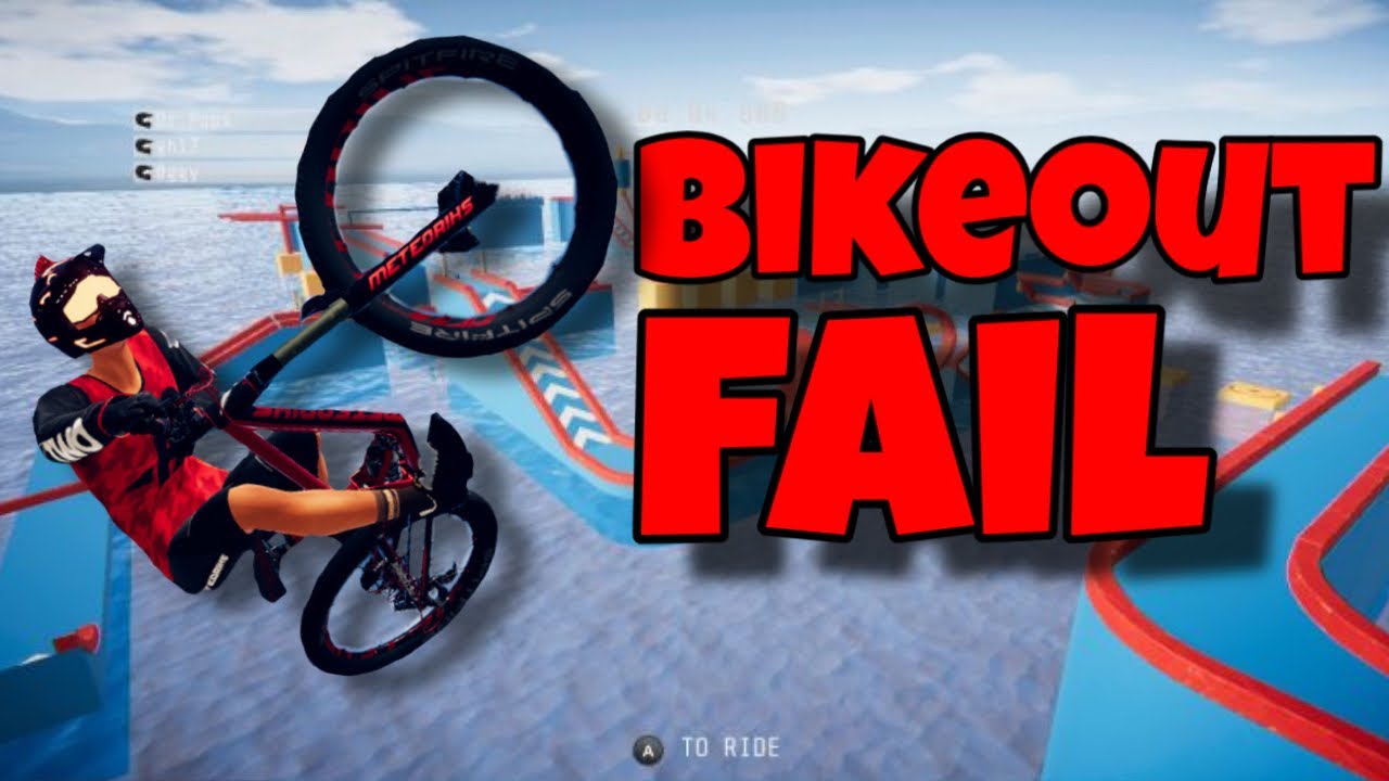 i attempted BIKEOUT 4 in descenders ( I MESSED UP BADLY!)