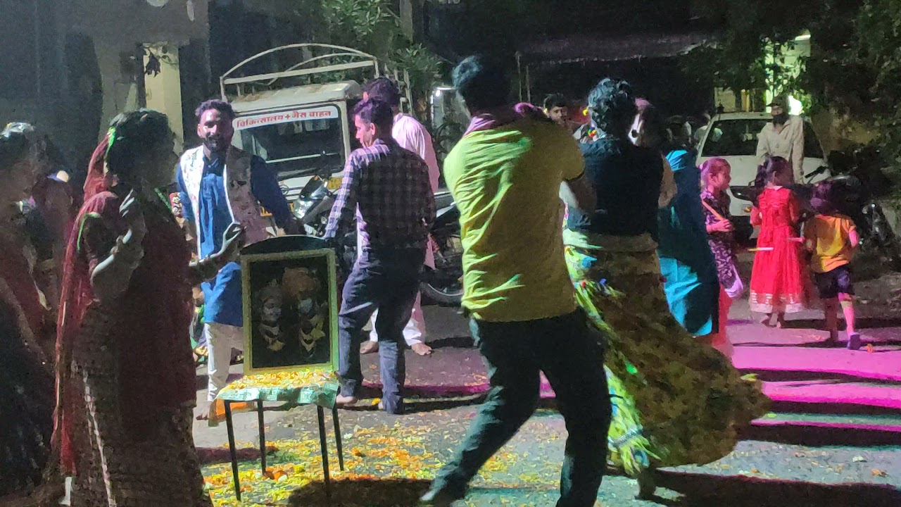 Navratri celebration with garba dance in Indore