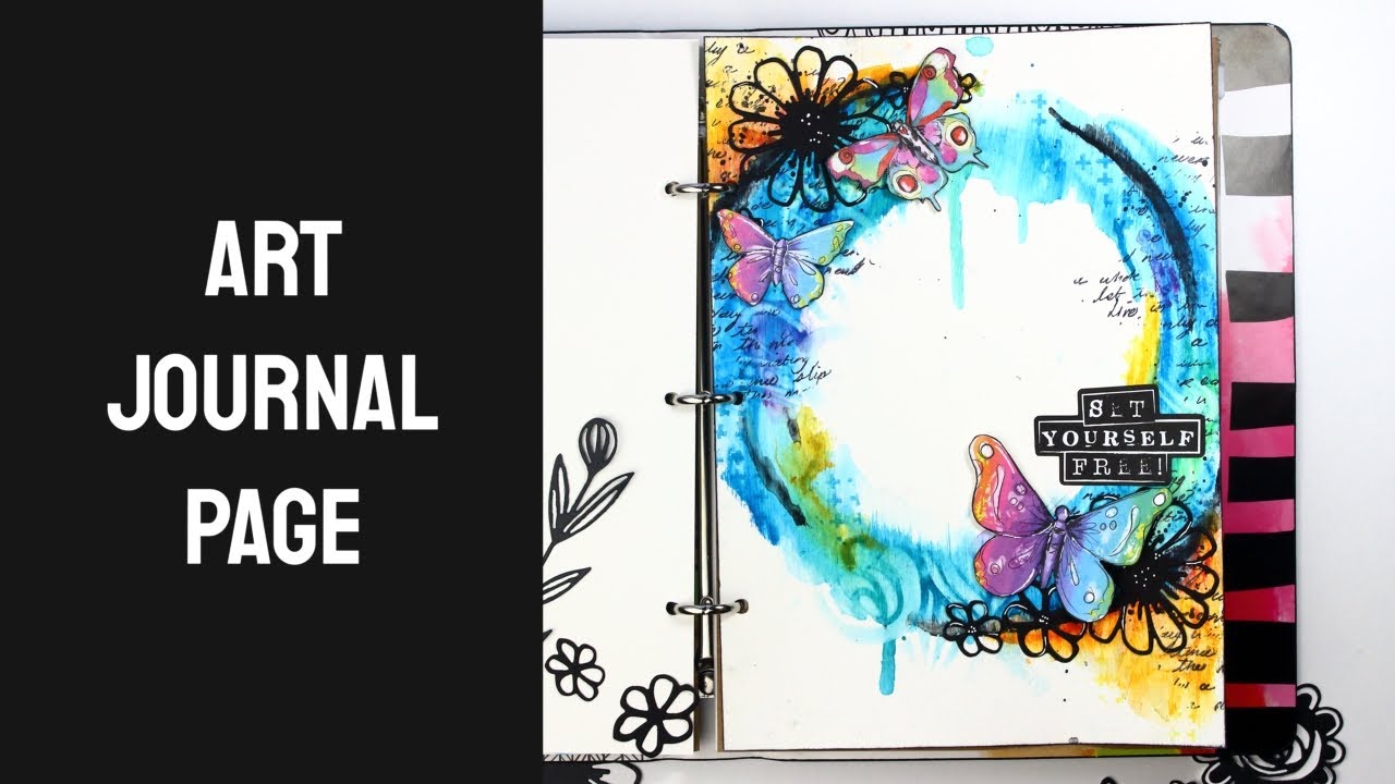 Playing with Caran D'Ache Neocolor II and Art by Marlene products