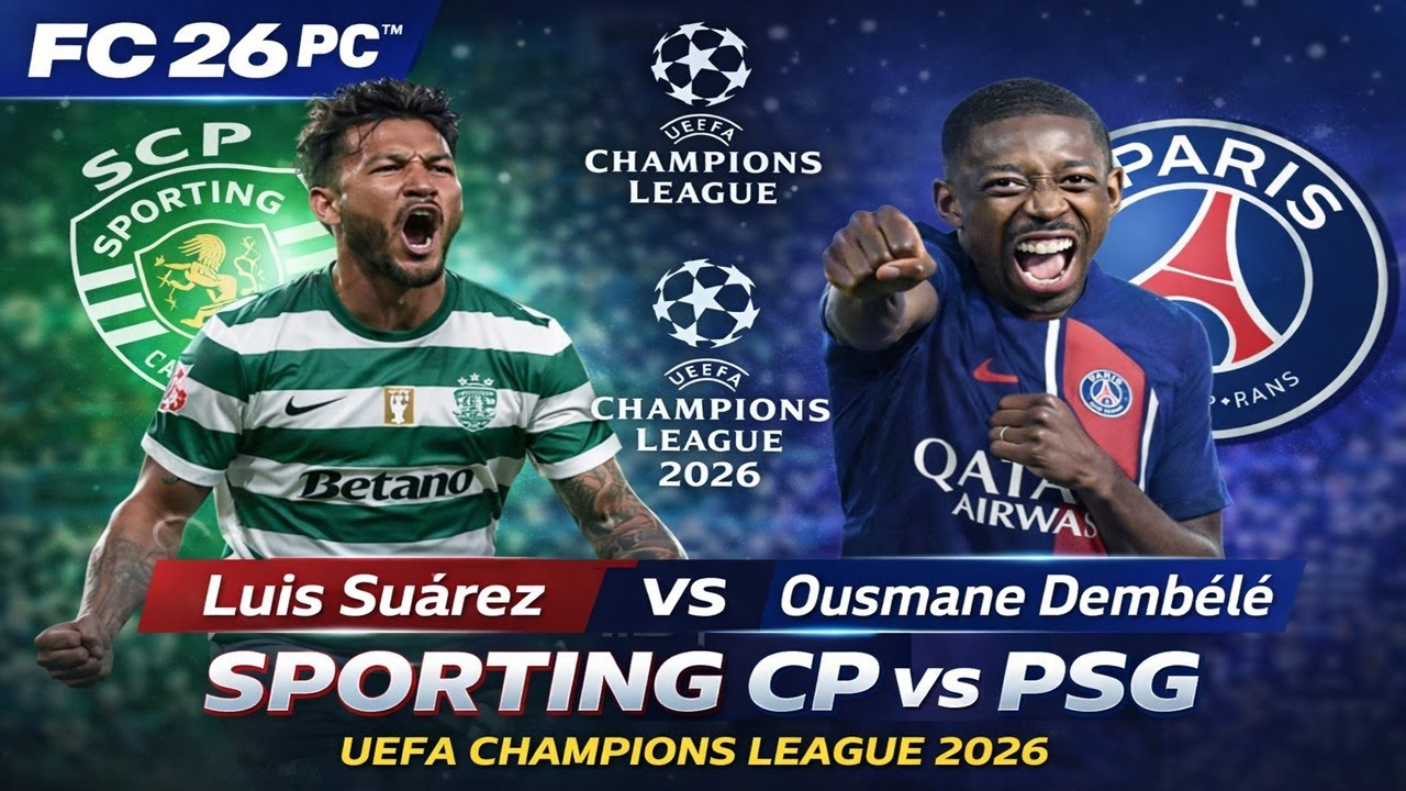 Sporting CP vs PSG | FC 26 Simulation | CPU vs CPU | UCL 2026