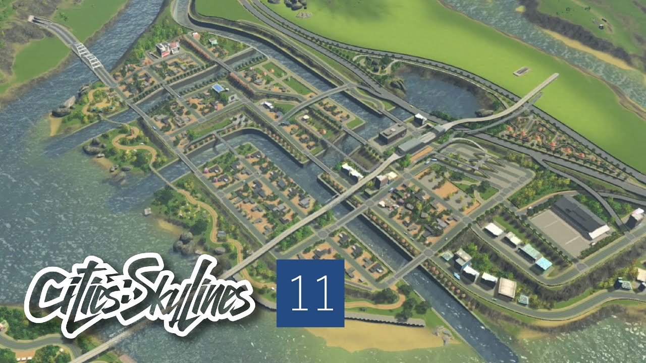 水路のある住宅区画［Cities: Skylines］season3#11