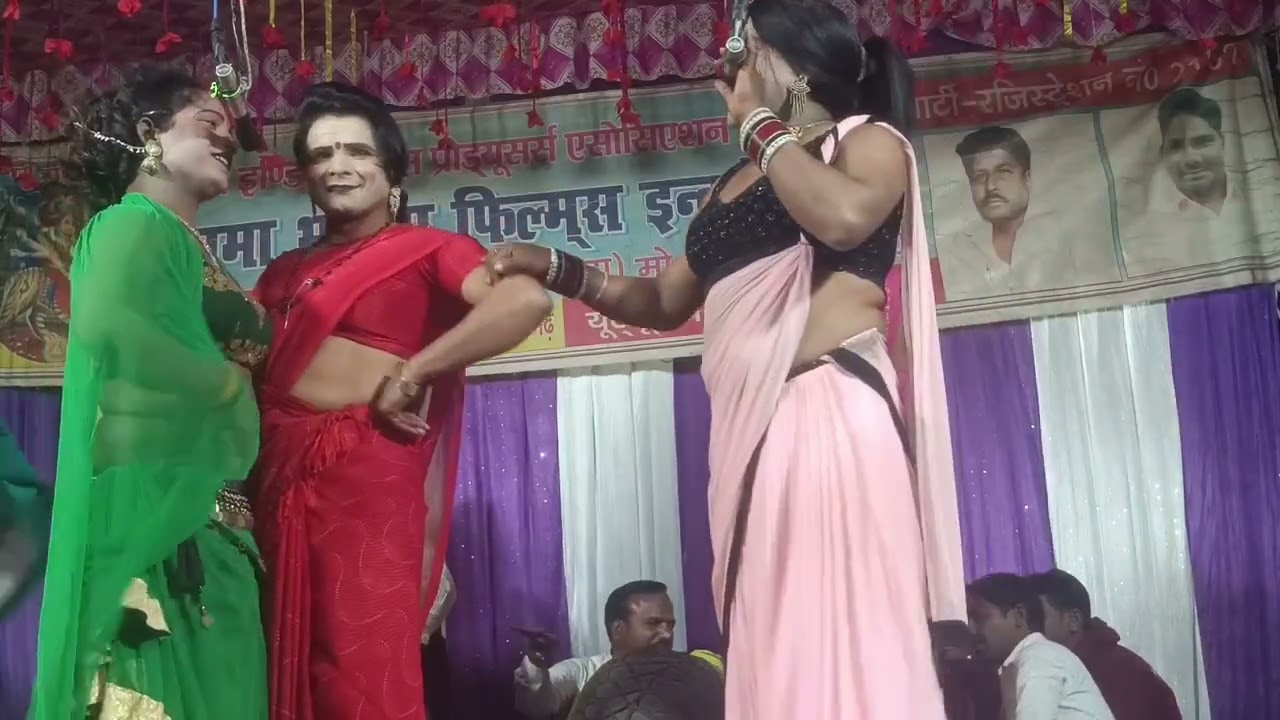 मामा भांजे की नौटंकी मंच प्रोग्राम  होली गीत