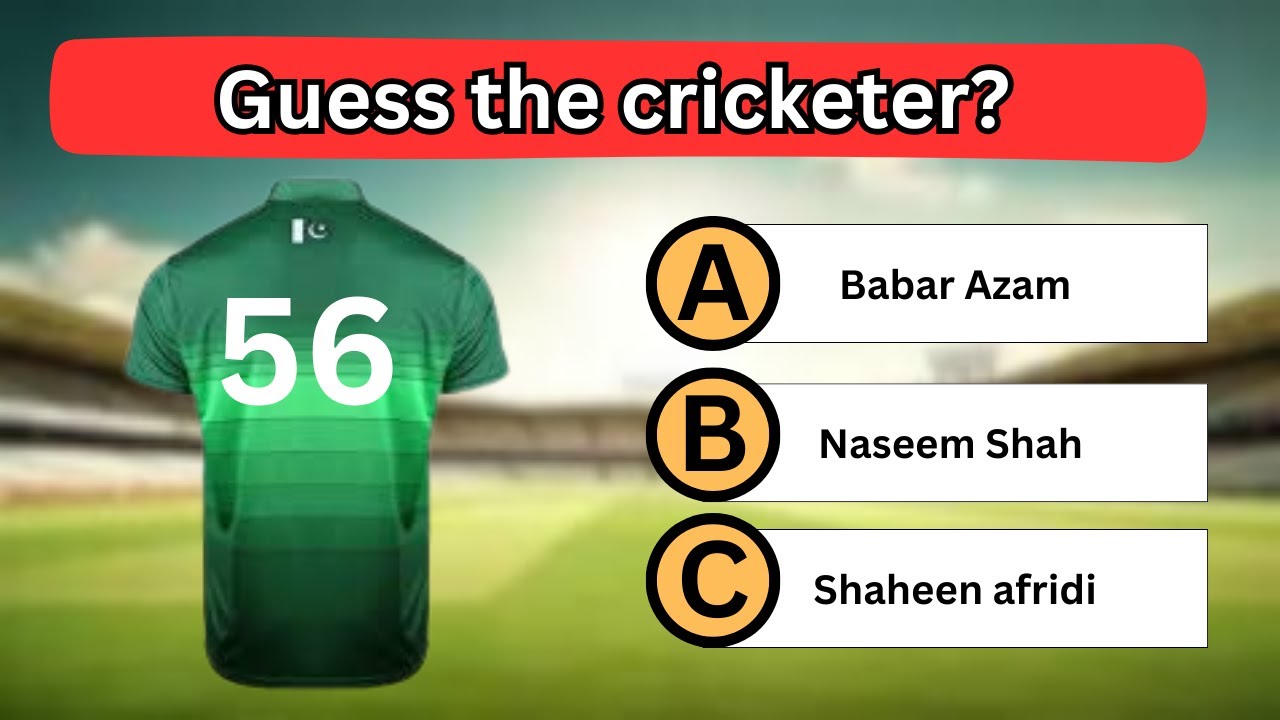 guess PSL player by jersey number | cricket quiz | challenge