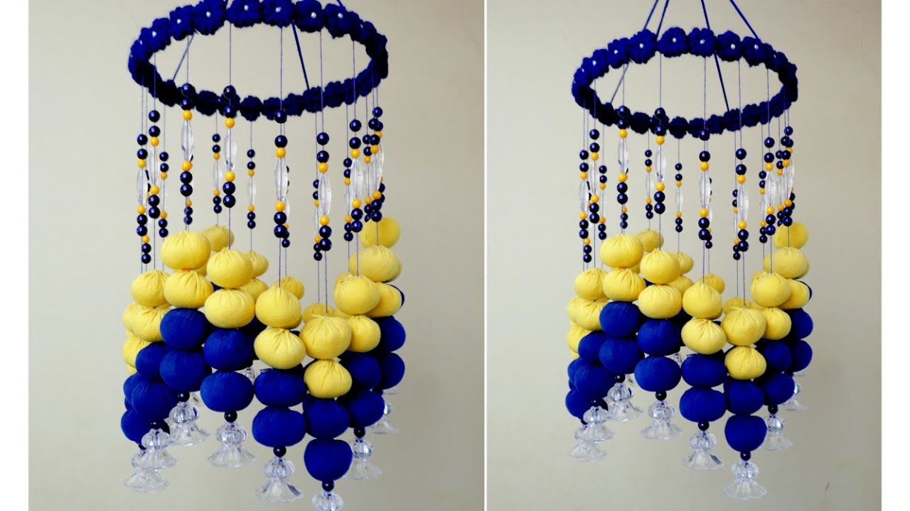 Easy!! Wall hanging &iexcl;&iexcl; Old clothes reuse idea#cloth#bestoutofwaste #shorts