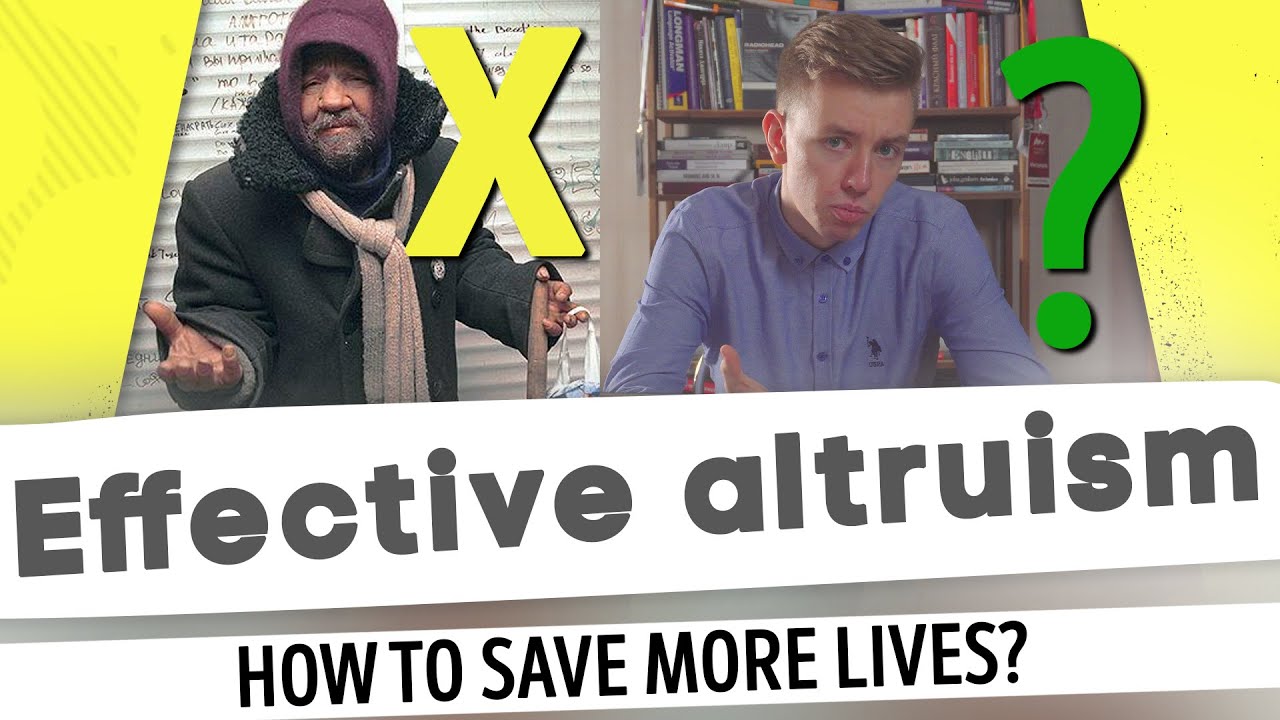 Effective altruism: doing good better. Peter Singer and mosquito nets