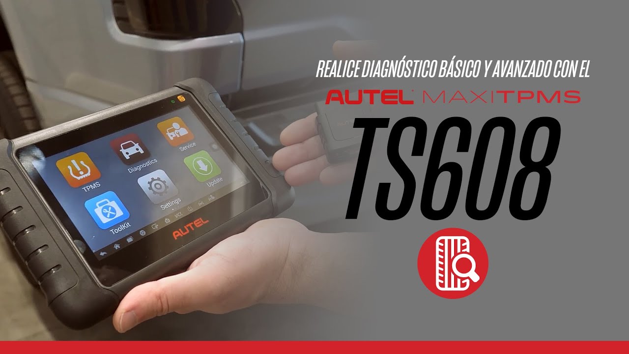 Realice diagn&oacute;stico b&aacute;sico y avanzado con el Autel MaxiTPMS TS608
