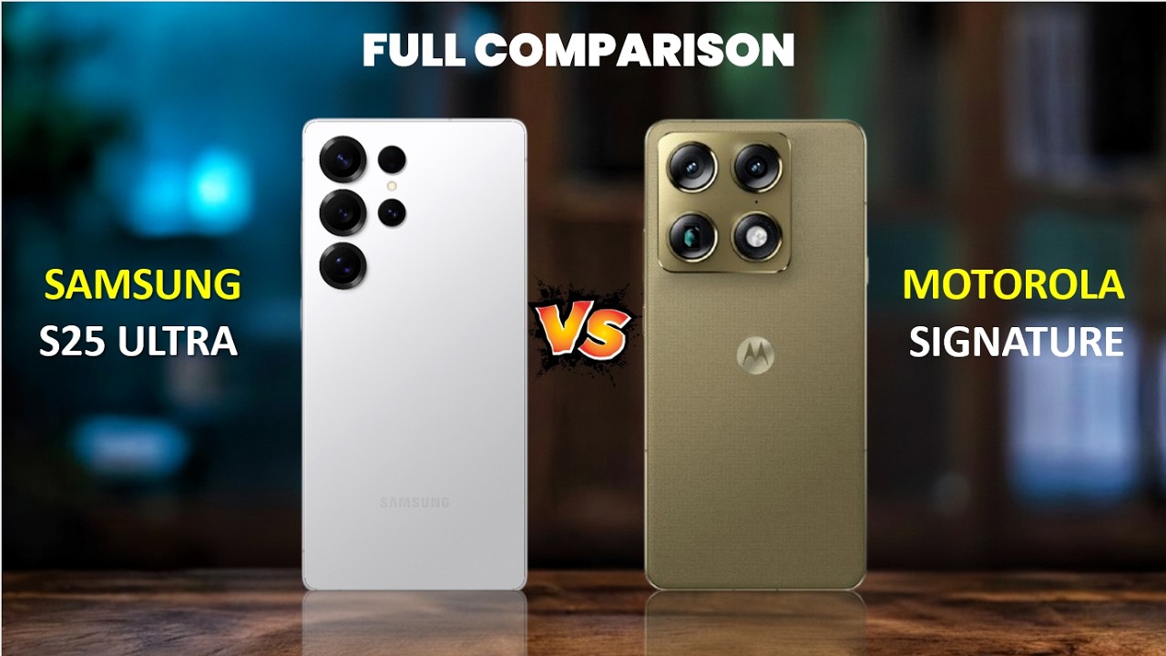 Motorola Signature vs Samsung Galaxy S25 Ultra | Full Comparison 2026 Don’t Buy Before Watching!