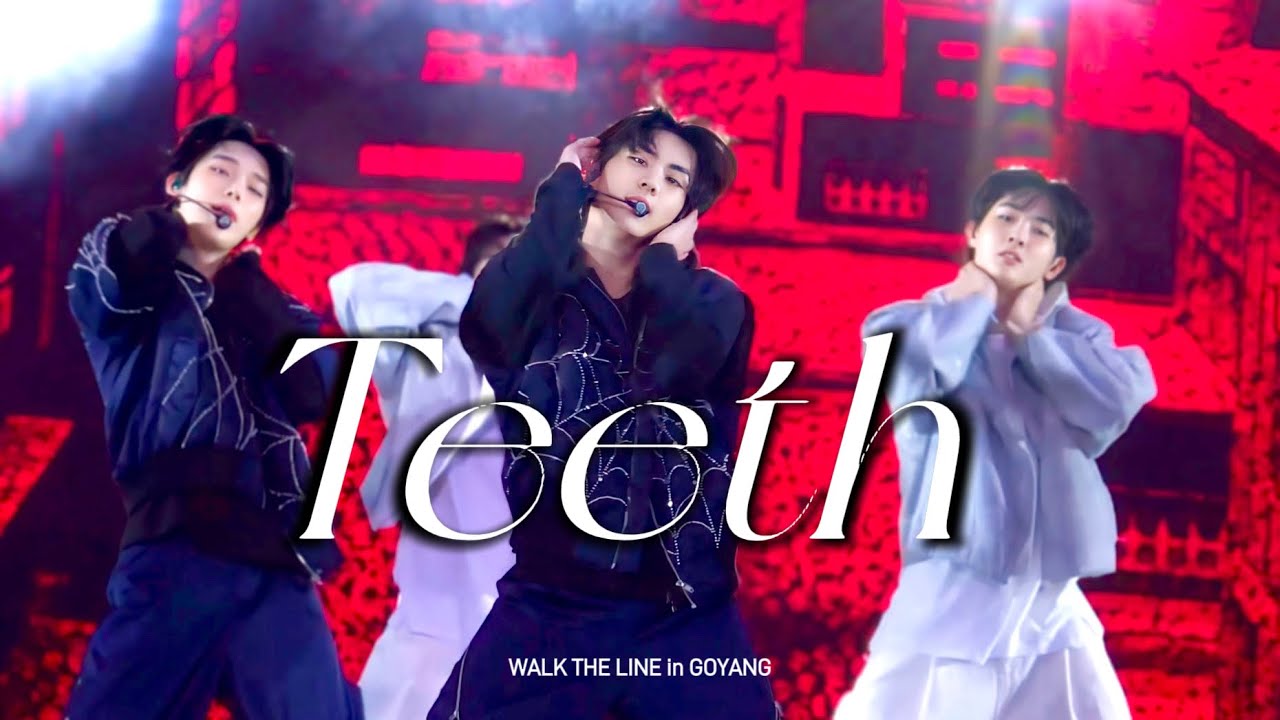 241006 'Teeth' 엔하이픈 정원 직캠 WALK THE LINE in GOYANG │ ENHYPEN JUNGWON 4K fancam