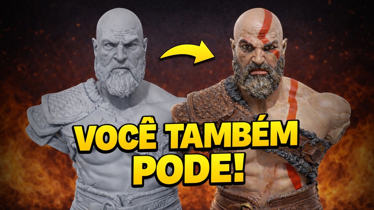 VOCÊ TAMBÉM PODE! Aulas de Pintura para Iniciantes | Colecionáveis | Transforme Impressão 3D em ARTE