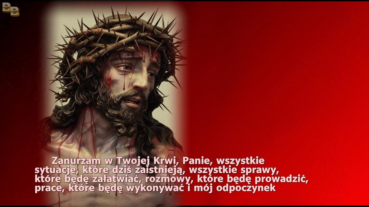 Modlitwa zanurzenia we Krwi Chrystusa