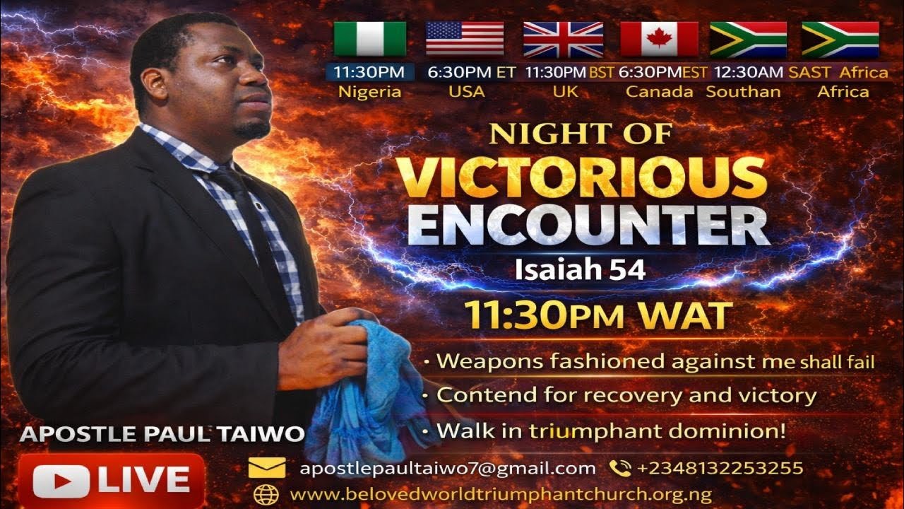 Prayer And Praise Vigil | Victorious Encounter | Isaiah 54