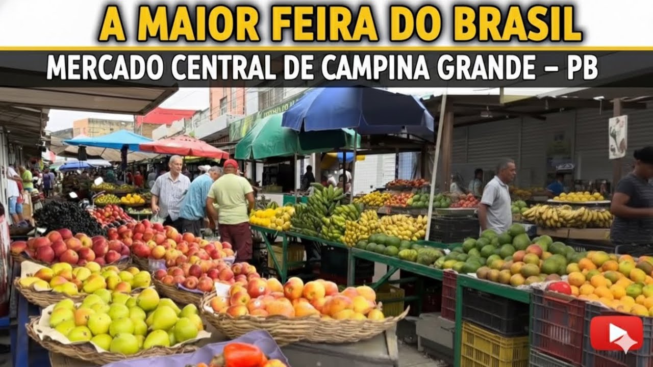 A maior feira da Paraíba 😱