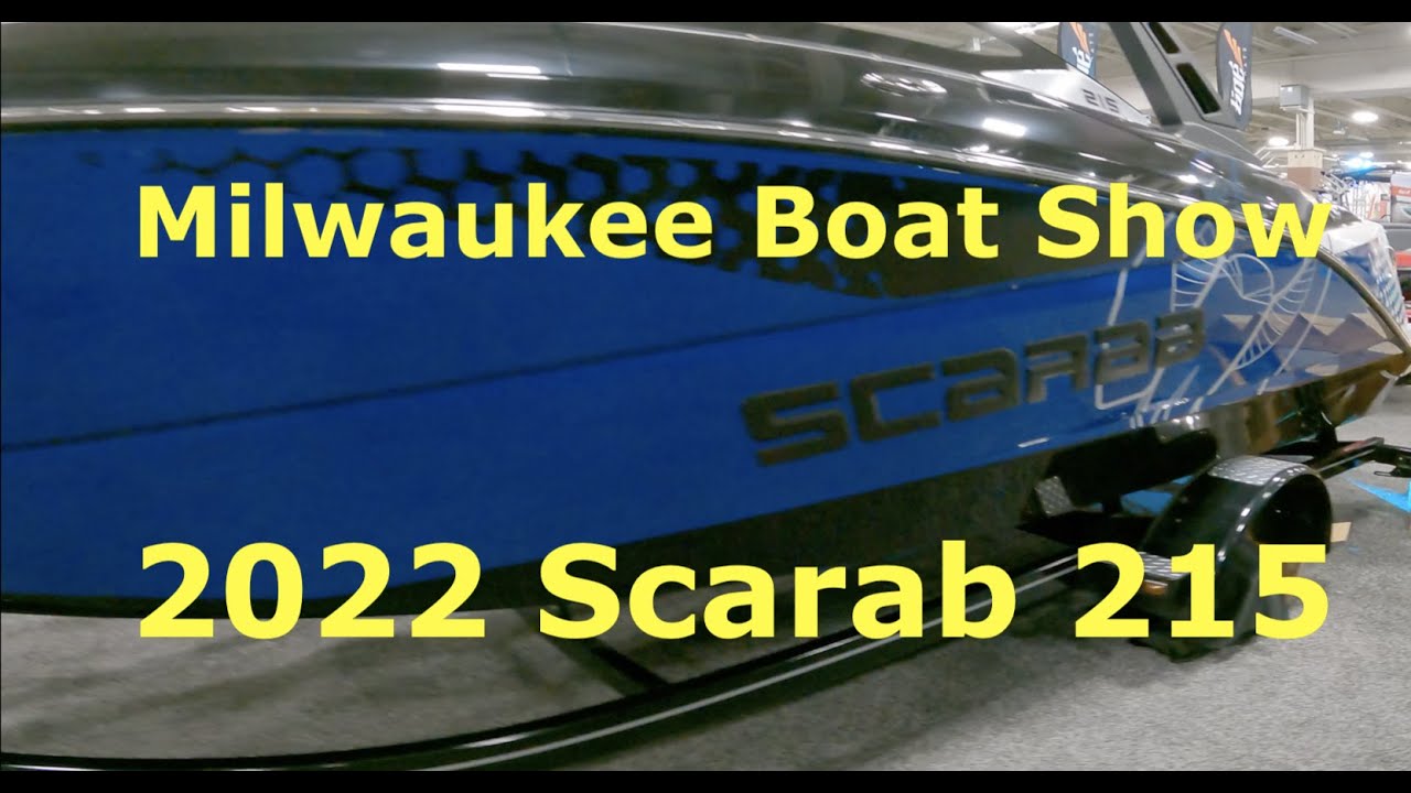 WALK-THROUGH & OVERVIEW - 2022 Scarab 215 ID Jet Boat - The Milwaukee Boat Show -  (not a Yamaha)